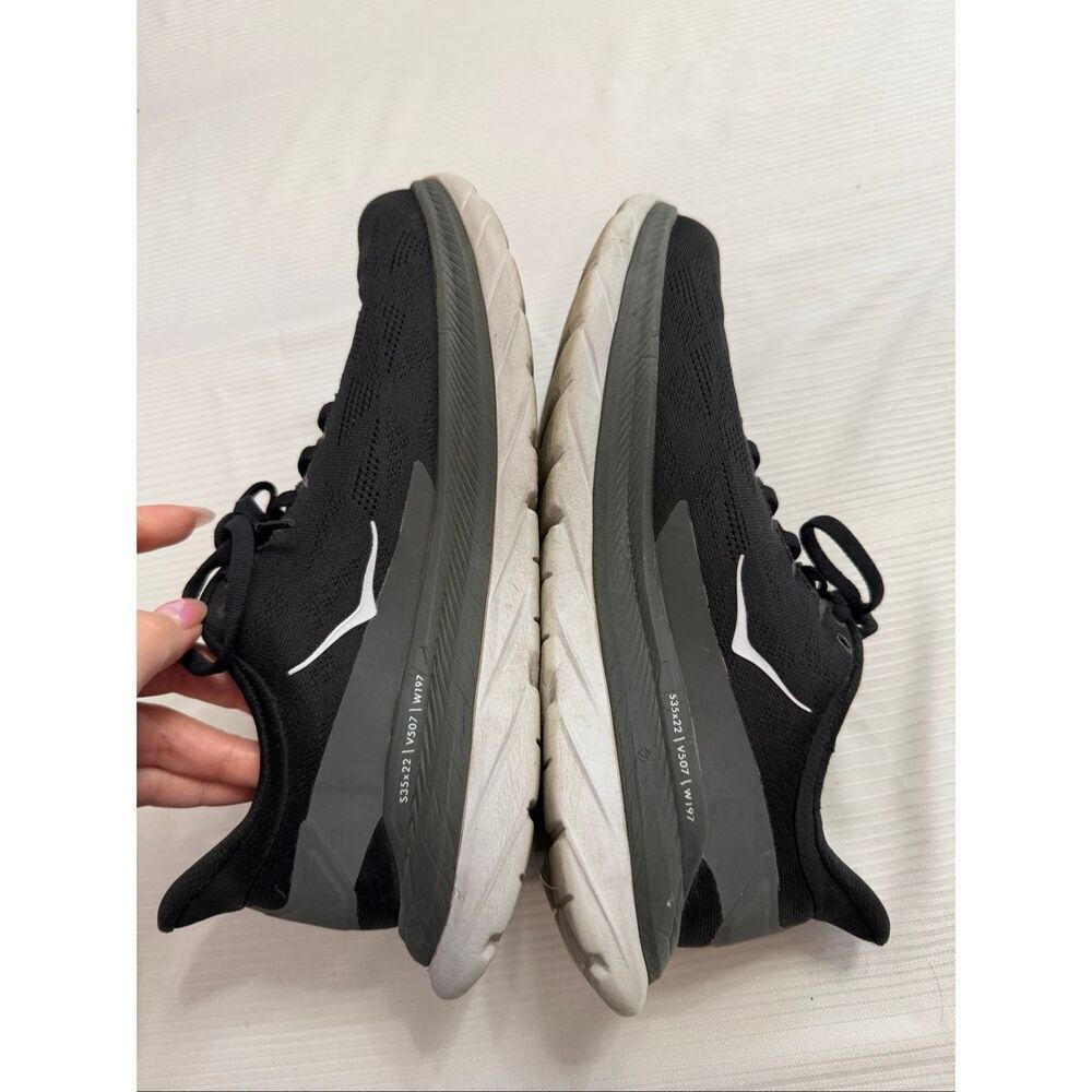 Hoka One One Mach 4 Black Dark Shadow 1113529 BDSD Women's Size 9B - Picture 8 of 12